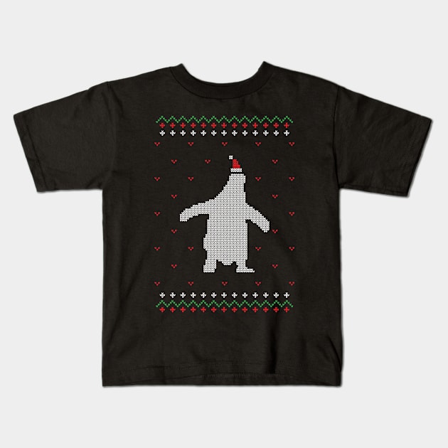 Funny Christmas Design Kids T-Shirt by gdimido